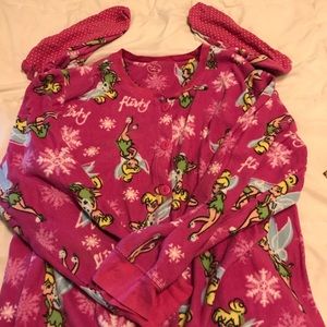 Tinkerbell footie pajamas